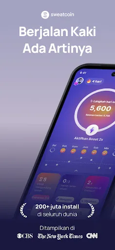 Sweatcoin - Penghitung Langkah | Permainan | XWorld Sweatcoin - Penghitung Langkah | Permainan | XWorld