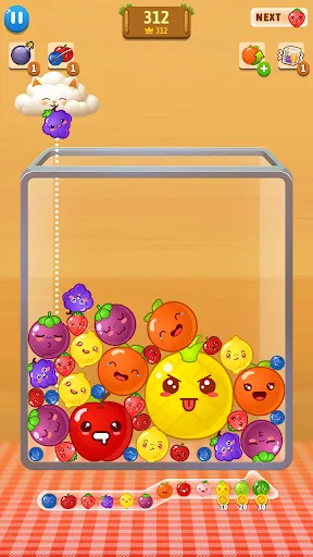Watermelon Up-Juicy Fruit Drop | Permainan | XWorld