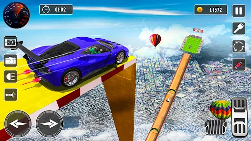 รถแข่งโลดโผน :Crazy Car Stunts | เกม | XWorld