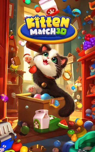 Kitten Match 3D | Permainan | XWorld