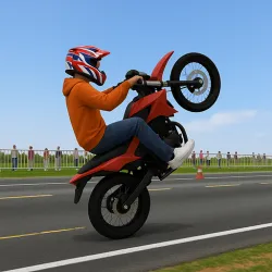 XWorld | Wheelie Moto Stunt Racing Game
