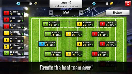 Rugby Manager | juego | XWorld