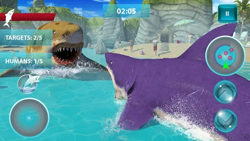 Shark Attack Sim: Hunting Game | juego | XWorld