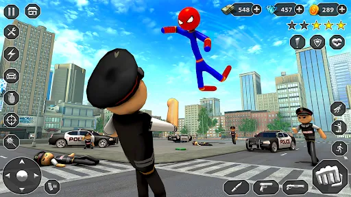 Stick Rope Hero Superhero Game | Games | XWorld