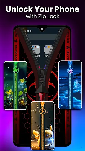 Layar Kunci Ritsleting Temas | 游戏 | XWorld