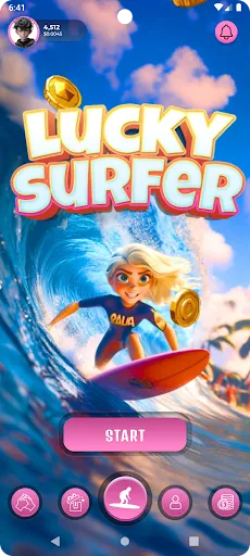 Lucky Surfer | Permainan | XWorld