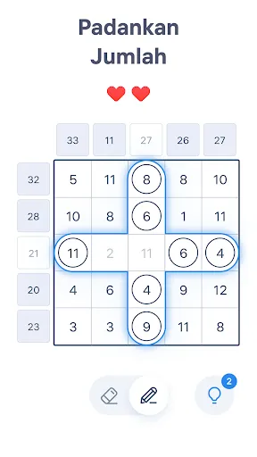 Number Sums - Teka-teki angka | Permainan | XWorld