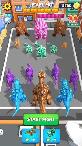 Crystal Dinosaur Element Fight | Games | XWorld