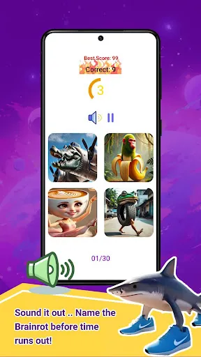 AI Brainrot Quiz - Guess Meme | Игры | XWorld