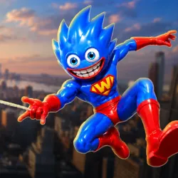 XWorld | Huggy Rope Hero: City Crime