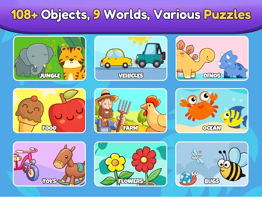 Baby Puzzle Games for Toddlers | 游戏 | XWorld