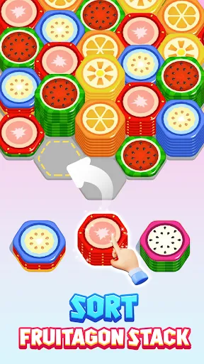 Fruitagon: Stack Sort | เกม | XWorld