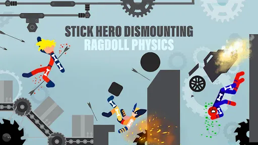 Stick Dismounting: Real Physic | Games | XWorld