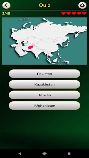 Asia Flags and Maps Quiz | Games | XWorld