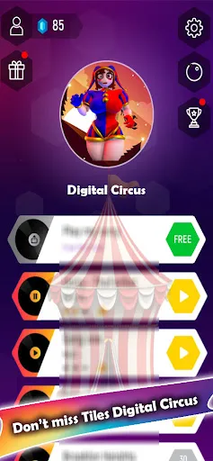 Pomni Digital Circus Tiles Hop | Permainan | XWorld