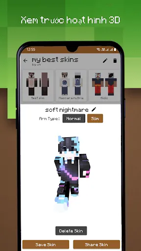 Trình tạo gói da cho Minecraft | Games | XWorld