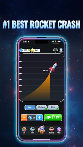 Crash Rocket - Win & Crash | Games | XWorld