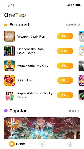 OneTap - Play Cloud Games | Permainan | XWorld