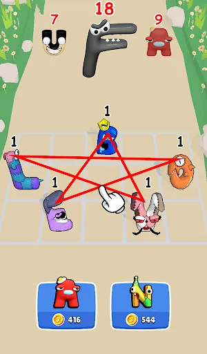 Alphabet Merge: Monster Master | Games | XWorld