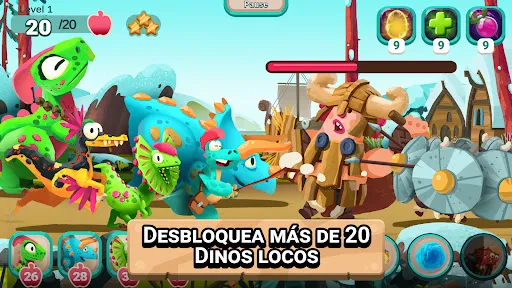 DINO BASH: Viaje en el Tiempo | juego | XWorld