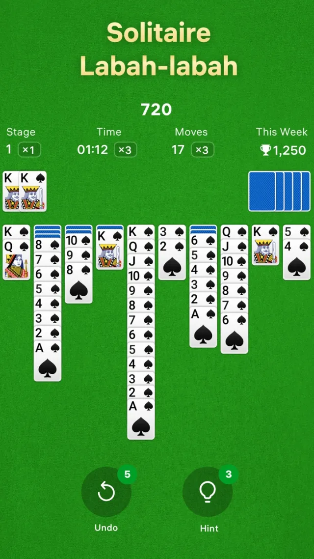 Spider Solitaire ⋆ | Permainan | XWorld