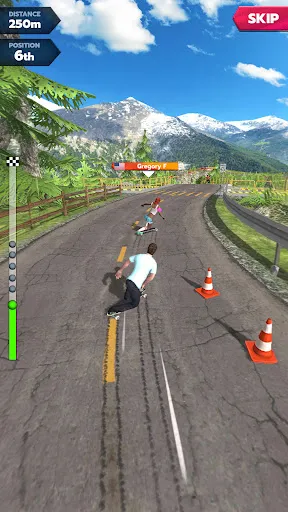 Downhill Race League | juego | XWorld