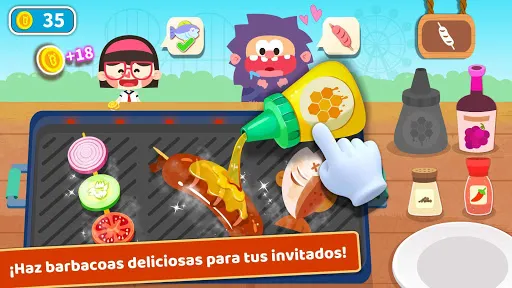 Fiesta de comida | juego | XWorld