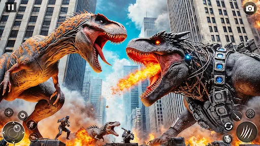Angry Dinosaur City Attack | Games | XWorld