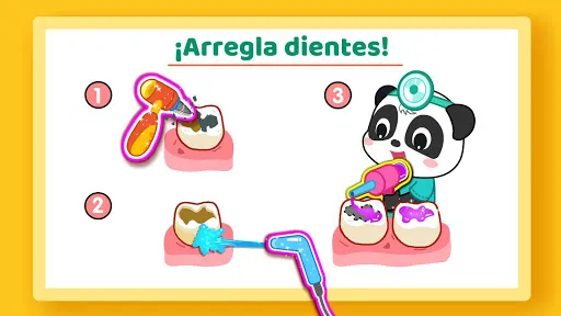 Panda Bebé: Cuidado dental | juego | XWorld