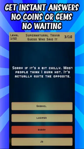 Supernatural Trivia Quiz | Jogos | XWorld