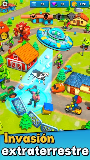 Aliens vs Zombies: Invasion | juego | XWorld