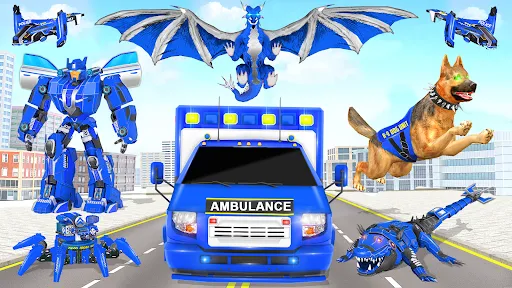 Ambulance Dog Robot Mech wars | Jogos | XWorld