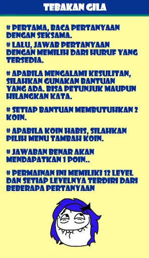 Tebak Tebakan Gila | Permainan | XWorld