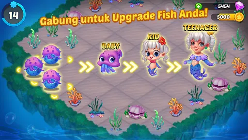 Merge Mermaids-magic puzzles | Permainan | XWorld