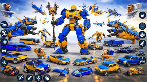 Robot Game Transformation Game | Игры | XWorld