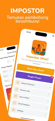 Impostor Who? Game Kata | Permainan | XWorld