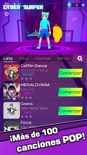 Cyber Surfer: EDM & Patineta | juego | XWorld