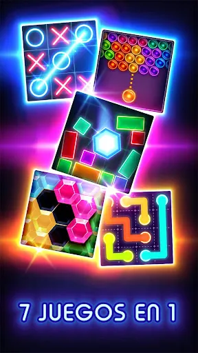 Tic Tac Toe Glow: 2 Players | juego | XWorld