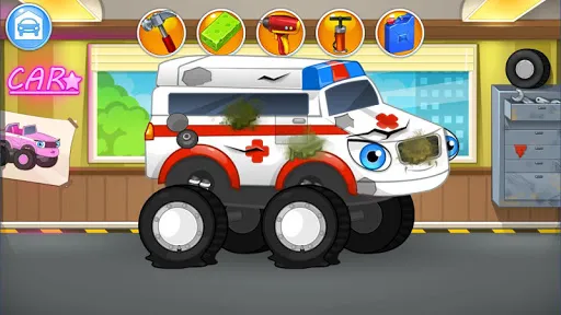 Repair monster trucks | Games | XWorld
