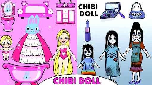 Chibi Dolls Dress Up Makeover | Permainan | XWorld