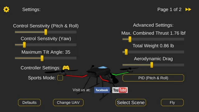 QuadcopterFx Simulator | Permainan | XWorld