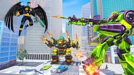 Flying Bat Robot Car Transform | 游戏 | XWorld