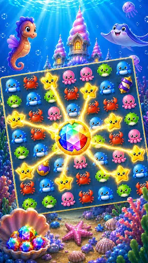 Mystic Ocean: Match 3 Puzzle | Permainan | XWorld Mystic Ocean: Match 3 Puzzle | Permainan | XWorld