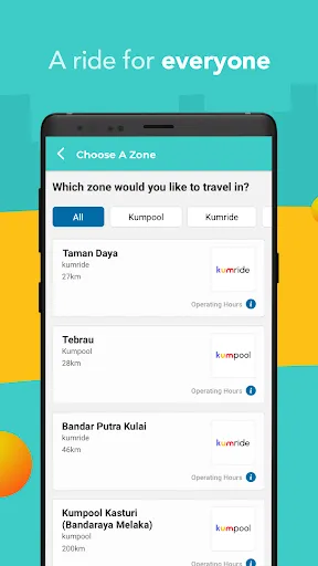 Kummute – Ride-pooling app | Permainan | XWorld