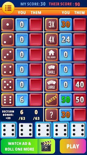 Yatzy – Trò chơi xúc xắc | 游戏 | XWorld