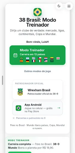 38 Brasil: Modo Treinador | Jogos | XWorld 38 Brasil: Modo Treinador | Jogos | XWorld