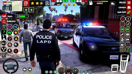 US Cop Car Chase Simulator | juego | XWorld