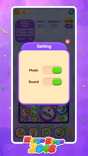 Merge Bingo 2048 | Permainan | XWorld