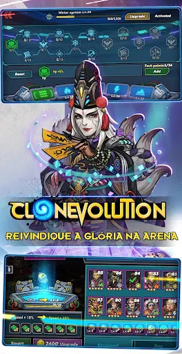 Clone Evolution: Batalha RPG | Jogos | XWorld