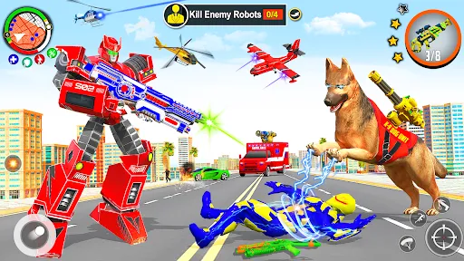 Ambulance Dog Robot Mech wars | Jogos | XWorld